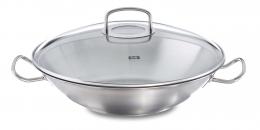 Fissler original-profi collection Wok mit Deckel - Edelstahl - Ø35 cm - 5,3 Liter