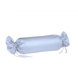fleuresse Colours Nackenrolle aus Mako-Satin - bleu - Ø 15 x 40 cm