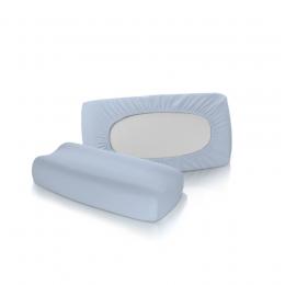 fleuresse Vital Comfort Kissenhülle - bleu - 40x60 cm