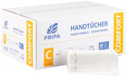 Fripa Handtuchpapier COMFORT, 250 x 330 mm, C-Falz, hochwei&szlig;