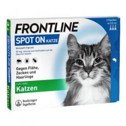 Frontline® Spot on Katze - 3 Pipetten x 0,5 ml