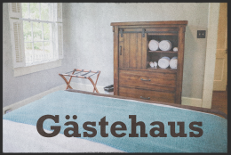 Fussmatte 11223 - 100 cm x 70 cm / Mit Gummirand