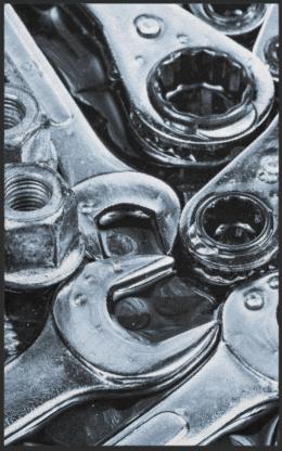 Fussmatte 7151 - 60 cm x 90 cm / Ohne Gummirand