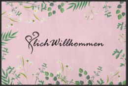 Fussmatte Herzlich Willkommen 10487 - 75 cm x 120 cm / Ohne Gummirand