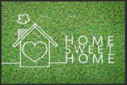 Fussmatte Home Sweet Home 6274 - 90 cm x 90 cm / Ohne Gummirand