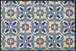 Fussmatte Mosaik 4683 - 100 cm x 200 cm / Ohne Gummirand