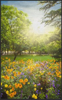 Fussmatte Park 7110 - 180 cm x 200 cm / Ohne Gummirand