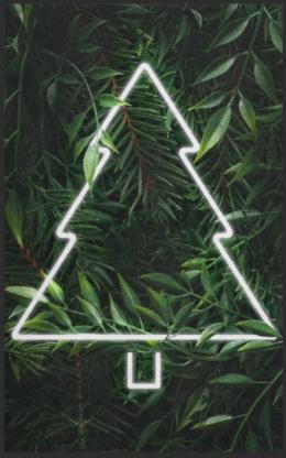 Fussmatte Weihnachten 7538 - 140 cm x 180 cm / Mit Gummirand