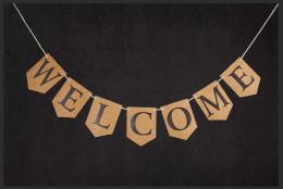 Fussmatte Welcome 5095 - 140 cm x 220 cm / Mit Gummirand