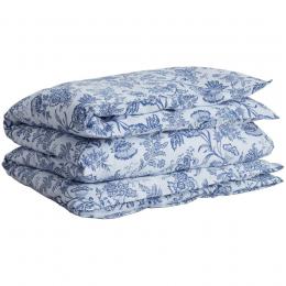 GANT FLORAL Bettdeckenbezug aus Satin - college blue - 155x220 cm