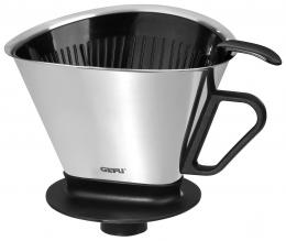 GEFU ANGELO Kaffee-Filter - edelstahl-schwarz - 16 x 15,7 x 14,1 cm