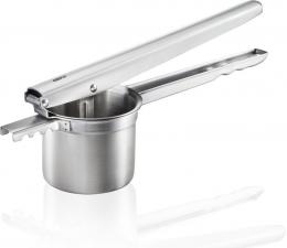 GEFU Kartoffel-, Saft- und Spätzlepresse PRENSO - silber - 31,5 x 9,2 x 10,5 cm