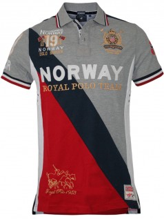 Geographical Norway Herren Polo Korway (grau)