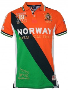Geographical Norway Herren Polo Korway (orange)