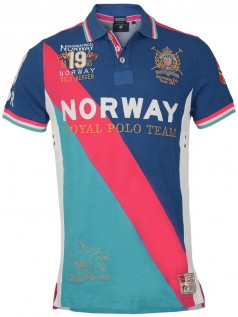 Geographical Norway Herren Polo Korway (S) (blau)