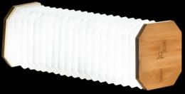 Gingko Smart Accordion Lampe - Bambus - 10,5x10,5 cm - Breite 4-30 cm
