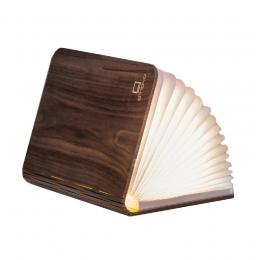 Gingko Smart Book Light Tischlampe Mini - Walnut - 9,0 x 12,2 cm - Dicke 2,5 cm