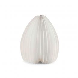 Gingko Smart Vase Light Lichtobjekt Vase - wei&szlig;/bambus - zu: 8,5x21,5x3,5 cm - offen: 20x21,5 cm