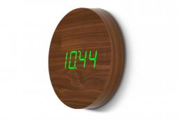 Gingko Wall Click Clock Wanduhr rund