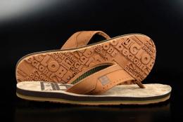 Globe Ledersandalen Base Tobacco/Choco Gr. US11