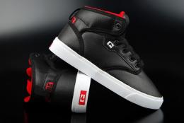 Globe Motley Kids Black/White/Dark Red Sneaker