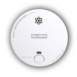 GLORIA Stand-alone Rauchwarnmelder R-1, inkl. 9-V-Blockbatterie, 3 Jahre Herstellergarantie