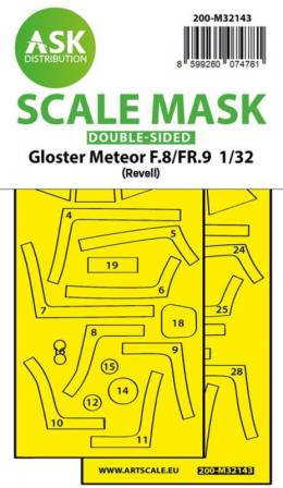 Gloster Meteor F.8/FR9 - Double-sided fit express mask [Revell]