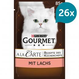 GOURMET A la Carte Lachs & Gemüse 26x85g