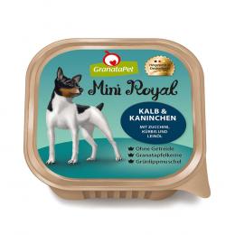 GranataPet | Kalb & Kaninchen mit Zucchini, Kürbis und Leinöl | Mini Royal | 150 g