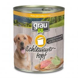 Grau Schlemmertöpfe 12x800g Pute+Vollkornreis