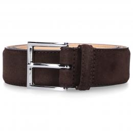 Gürtel 8501S Veloursleder braun