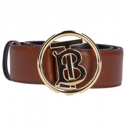 Gürtel MONOGRAM MOTIF Kalbsleder braun