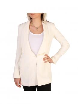 Guess Damen Sommer Blazer Wei&szlig; - Eleganz & Komfort, Gr&ouml;&szlig;e 42