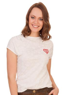 Hangowear Trachtenshirt Damen - ORTRUD, Creme, XL
