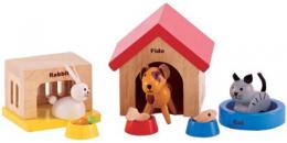 HAPE® Haustier-Set fürs Puppenhaus (Bunt)