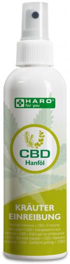 HARO CBD Kr&auml;utereinreibung, 200 ml Spr&uuml;hflasche