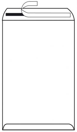 herlitz Versandtasche, DIN C4, ohne Fenster, wei&szlig;