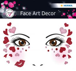 HERMA Face Art Sticker Gesichter , Love,