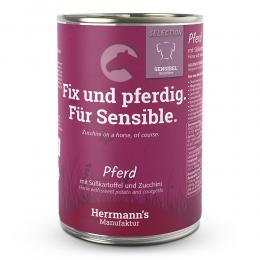 Herrmann's | Pferd mit Süßkartoffel und Zucchini | Selection Sensible | 24 x 400 g
