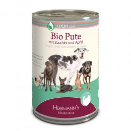 Herrmanns | Leicht Bio-Pute mit Zucchini und Apfel | Selection | 12 x 400 g