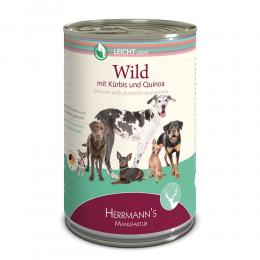 Herrmanns | Leicht Wild mit K&uuml;rbis und Quinoa | Selection | 12 x 400 g