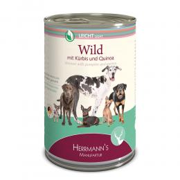 Herrmanns | Leicht Wild mit K&uuml;rbis und Quinoa | Selection | 48 x 400 g