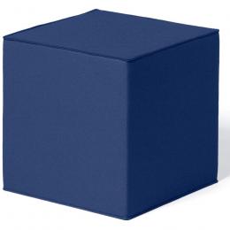 Hey-SIGN Quart Sitzhocker quadratisch aus Naturfilz - indigo - 50x50x50 cm