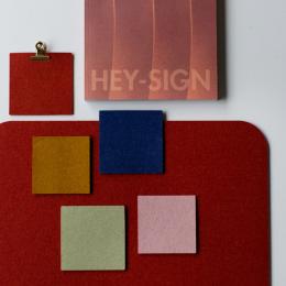 Hey-SIGN Untersetzer quadratisch aus Naturfilz - 4er-Set - himmel - 4er-Set - 35x35 cm