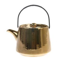 HK living Bold & Basic Teekanne - gold - 16 x 13 x 11 cm