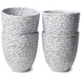 HK living gradient ceramics Becher 4er-Set - cream - 4er-Set - ø 8,5 cm - H&ouml;he 9 cm