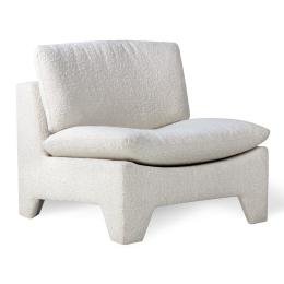 HK living Retro Lounge-Sessel - cream - 82x84x76 cm