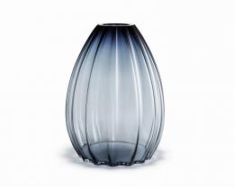Holmegaard 2Lips Vase - blau - Höhe 45 cm