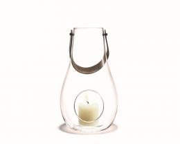 Holmegaard Design With Light Laterne - transparent - Höhe 29 cm