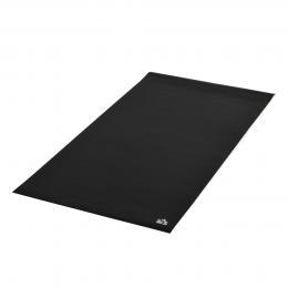HOMCOM Bodenschutzunterlage Fitnessger&auml;te PVC Schwarz 180x90x0,6cm   Aosom